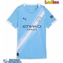 Manchester City Rodri Hernandez #16 Replica Home Shirt Ladies 2025-26 Short Sleeve